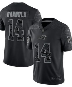 Sam Darnold Carolina Panthers Nike RFLCTV Limited Jersey - Black
