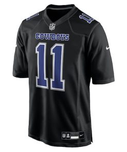 Alternative view of Micah Parsons Dallas Cowboys Nike Fashion Game Jersey - Carbon Black