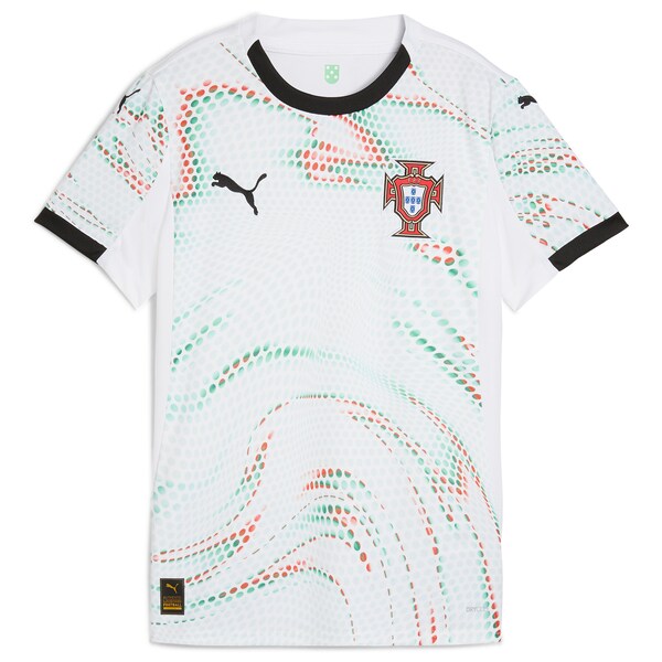 Portugal National Team Puma Women's 2025 Away Replica Jersey - White/Red - Image 3