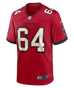 Alternative view of Royce Newman Tampa Bay Buccaneers Nike  Game Jersey -  Red