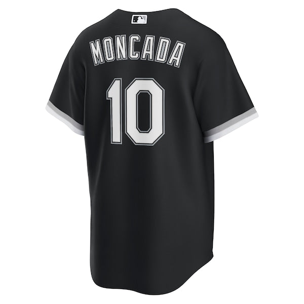 Yoan Moncada Chicago White Sox Nike Alternate Replica Player Name Jersey - Black/White - Image 4