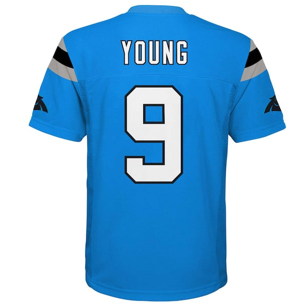 Bryce Young Carolina Panthers Youth Replica Player Jersey - Blue - Image 3