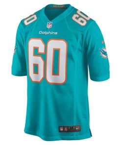 Alternative view of Andrew Meyer Miami Dolphins Nike  Game Jersey -  Aqua