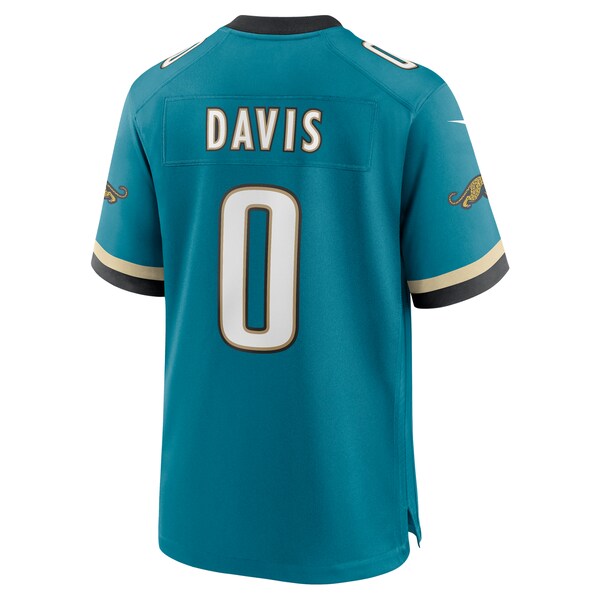 Gabe Davis Jacksonville Jaguars Nike Prowler Throwback Player Game Jersey - Teal - Image 3