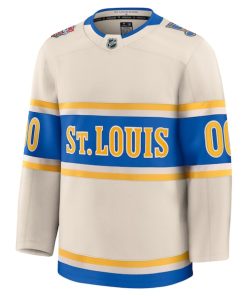 Alternative view of St. Louis Blues  2025 NHL Winter Classic Premium Custom Jersey - Cream