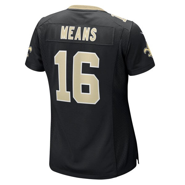 Bub Means New Orleans Saints Nike Women's Game Jersey - Black - Image 3