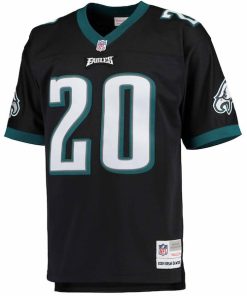 Alternative view of Brian Dawkins Philadelphia Eagles Big & Tall 2004 Retired Player Replica Jersey - Black