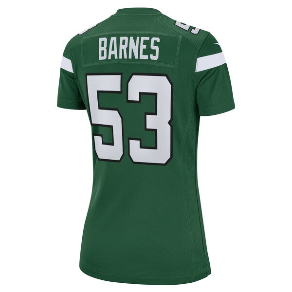 Zaire Barnes New York Jets Nike Women's Game Jersey - Gotham Green - Image 3