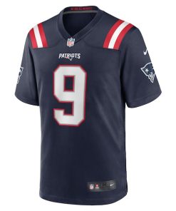 Alternative view of Kayshon Boutte New England Patriots Nike  Game Jersey -  Navy
