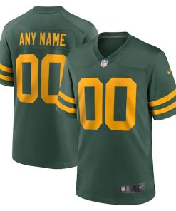 Green Bay Packers Nike Alternate Custom Jersey - Green
