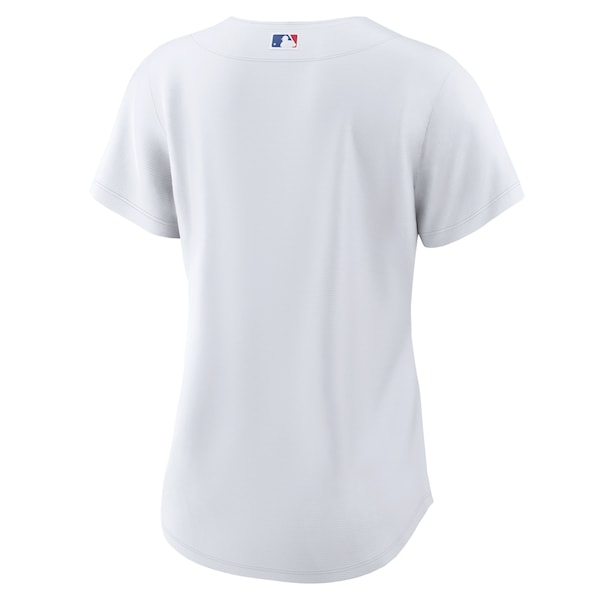 Los Angeles Dodgers Nike Women's Home Blank Replica Jersey - White - Image 3