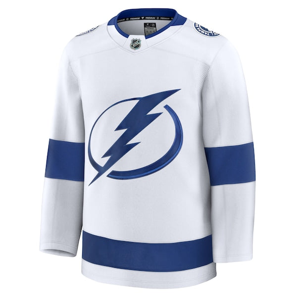 Tampa Bay Lightning Away Premium Jersey - White/Blue/Black - Image 3