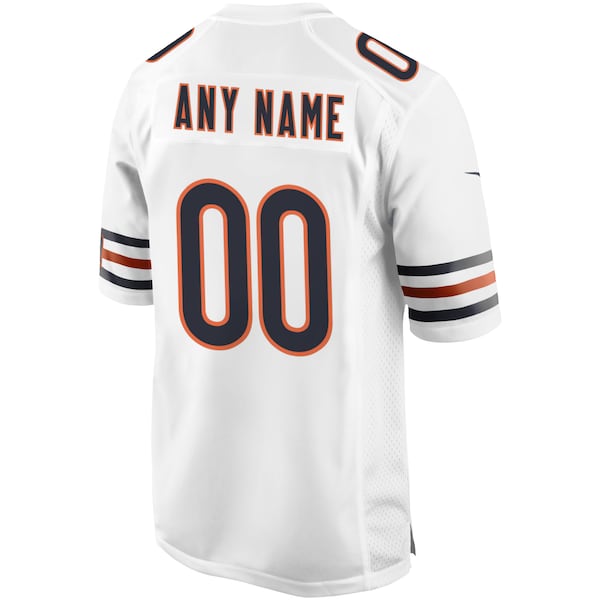 Chicago Bears Nike Custom Game Jersey - White - Image 3