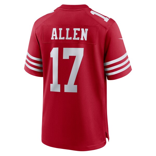 Brandon Allen San Francisco 49ers Nike Game Jersey - Scarlet - Image 3