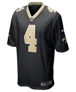 Alternative view of Blake Gilikin New Orleans Saints Nike Game Player Jersey - Black