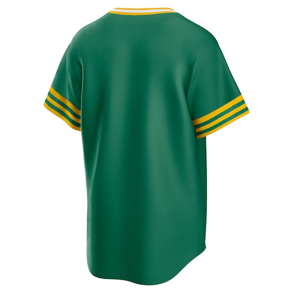 Oakland Athletics Nike Road Cooperstown Collection Team Jersey - Kelly Green - Image 3