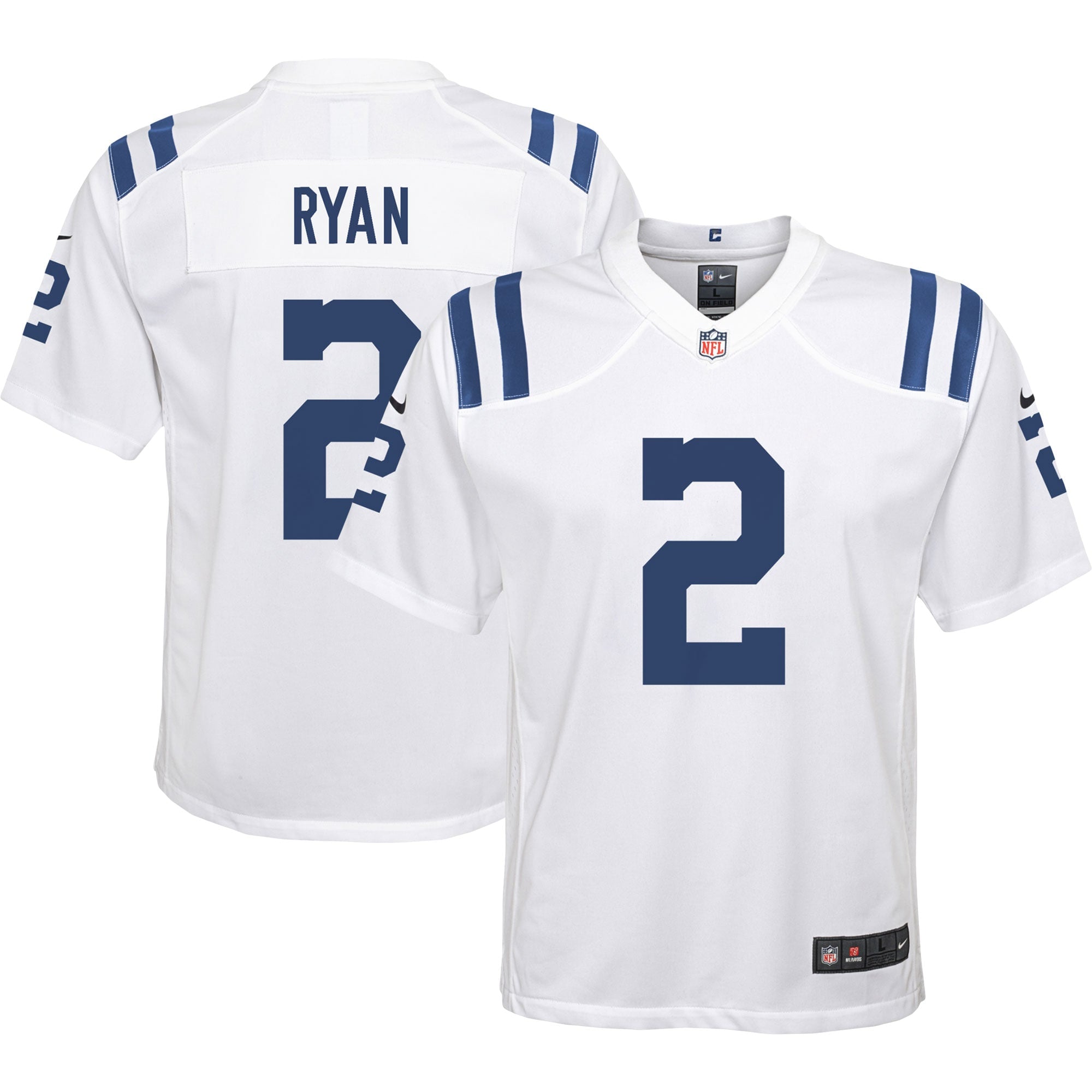 Matt Ryan Indianapolis Colts Nike Youth Alternate Game Jersey - Royal/White - Image 6