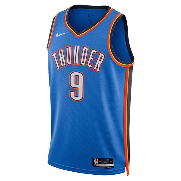 Alex Caruso Oklahoma City Thunder Nike Unisex Swingman Jersey - Icon Edition - Blue - Image 2