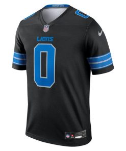 Alternative view of Jahmyr Gibbs Detroit Lions Nike 2nd Alternate Legend Jersey - Black