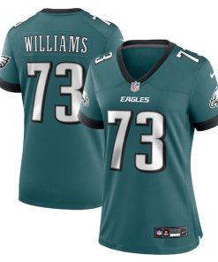 Cameron Williams Philadelphia Eagles Nike Women's Team Game Jersey - Midnight Green