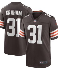 Thomas Graham Jr. Cleveland Browns Nike Team Game Jersey -  Brown