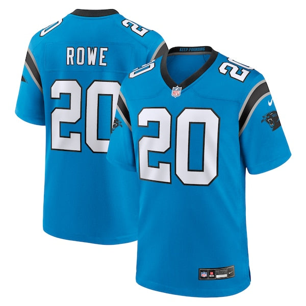 Eric Rowe Carolina Panthers Nike Alternate Game Jersey - Blue/Black - Image 2