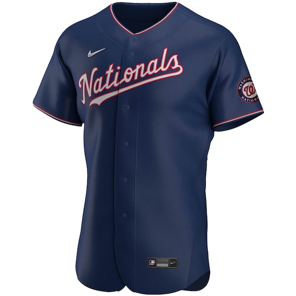 Washington Nationals Nike Alternate Authentic Team Jersey - Navy - Image 2