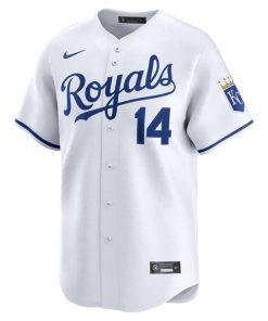 Alternative view of Jac Caglianone Kansas City Royals Nike Home Limited Player Jersey - White