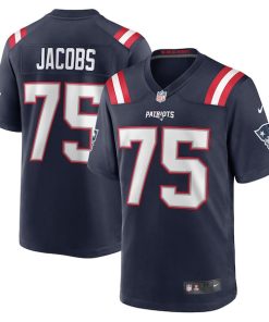 Demontrey Jacobs New England Patriots Nike  Game Jersey -  Navy