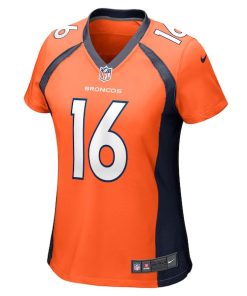 Alternative view of Wil Lutz Denver Broncos Nike Women's  Game Jersey -  Orange