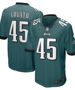 Rick Lovato Philadelphia Eagles Nike Game Jersey - Midnight Green