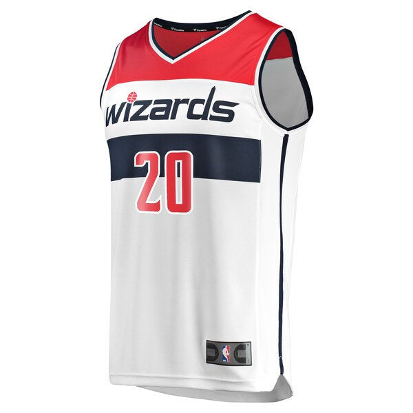 Alexandre Sarr Washington Wizards Youth Fast Break Replica Player Jersey - Association Edition - White - Image 2