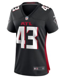 Alternative view of Tucker Fisk Atlanta Falcons Nike Women's Player Game Jersey - Black