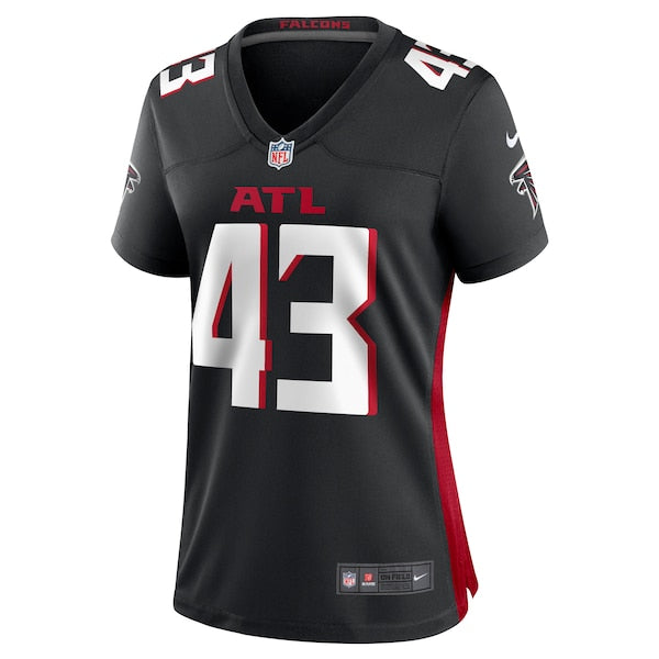 Tucker Fisk Atlanta Falcons Nike Women's Player Game Jersey - Black - Image 2