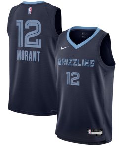 Ja Morant Memphis Grizzlies Nike Youth Swingman Jersey - Icon Edition - Navy