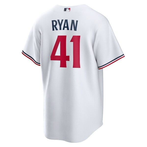 Joe Ryan Minnesota Twins Nike Home Replica Player Jersey - White - Image 3