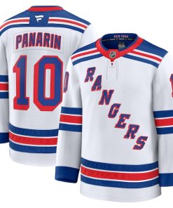 Artemi Panarin New York Rangers  Away Premium Jersey - White/Navy/Blue