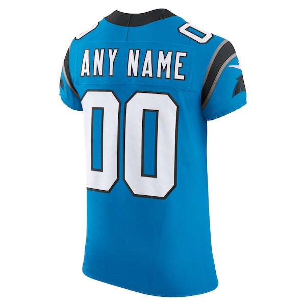 Carolina Panthers Nike Vapor F.U.S.E. Elite Custom Jersey - Blue - Image 3
