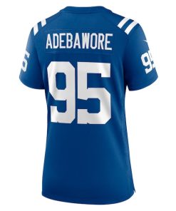 Alternative view of Adetomiwa Adebawore Indianapolis Colts Nike Women's Team Game Jersey -  Royal