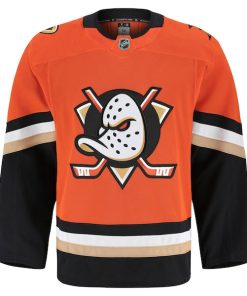 Alternative view of Anaheim Ducks  Home Authentic Pro Jersey - Orange