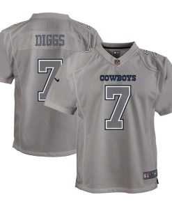 Trevon Diggs Dallas Cowboys Nike Youth Atmosphere Game Jersey - Gray