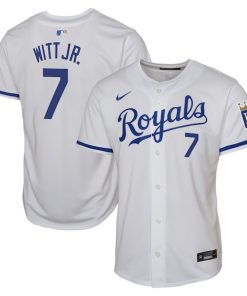 Bobby Witt Jr. Kansas City Royals Nike Youth Home Limited Player Jersey - White