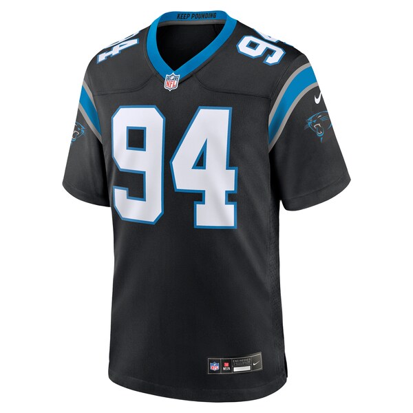 A'Shawn Robinson Carolina Panthers Nike Game Jersey - Black - Image 2