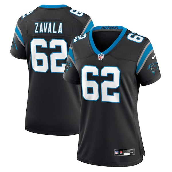 Chandler Zavala Carolina Panthers Nike Women's Game Jersey - Black