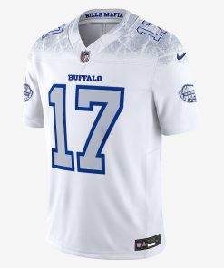 Alternative view of Youth Josh Allen Buffalo Bills Nike 2025 RIVALRIES Vapor F.U.S.E Limited Jersey - White
