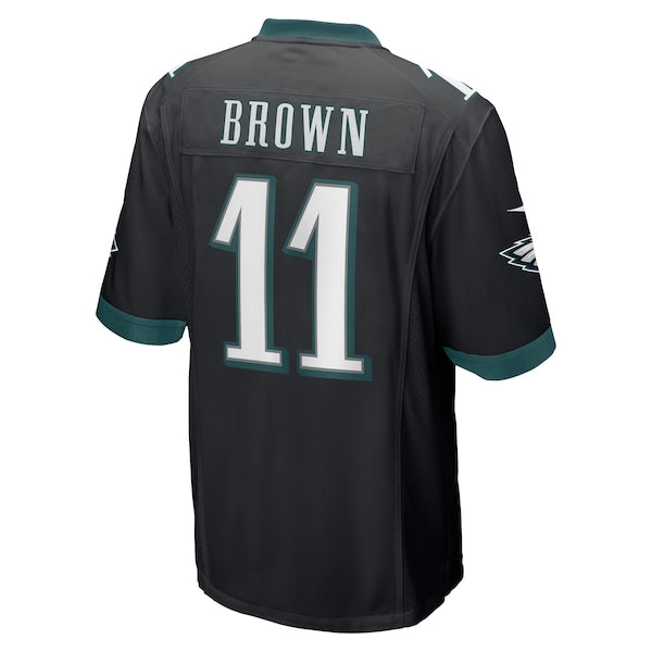 A.J. Brown Philadelphia Eagles Nike Game Jersey - Black - Image 3