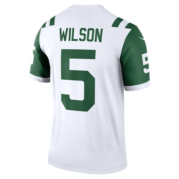Garrett Wilson New York Jets Nike Classic Alternate Legend Jersey - White - Image 4