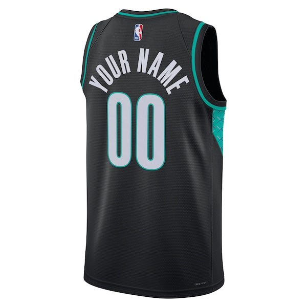 Portland Trail Blazers Nike Unisex 2025/26 City Edition Swingman Custom Jersey - Black - Image 3