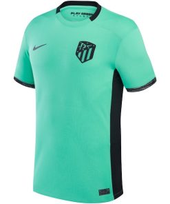 Alternative view of Atletico de Madrid Nike 2023/24 Third Stadium Replica Jersey - Green