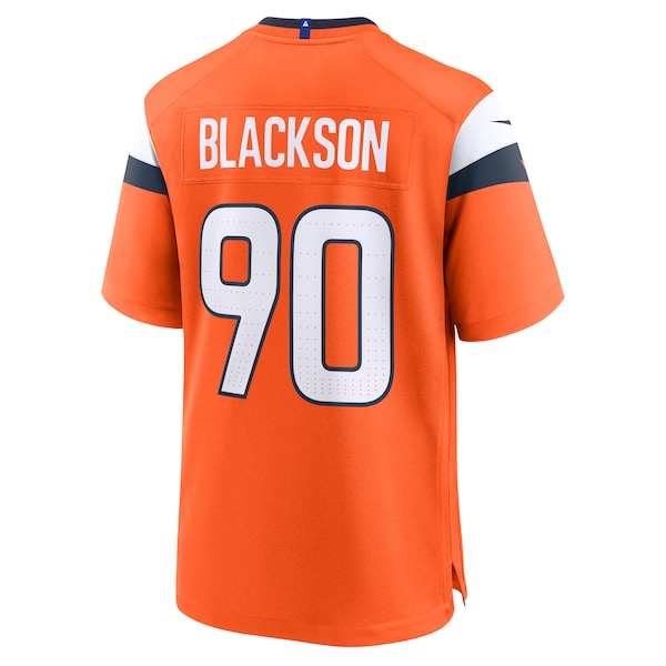 Angelo Blackson Denver Broncos Nike Game Jersey - Orange - Image 3